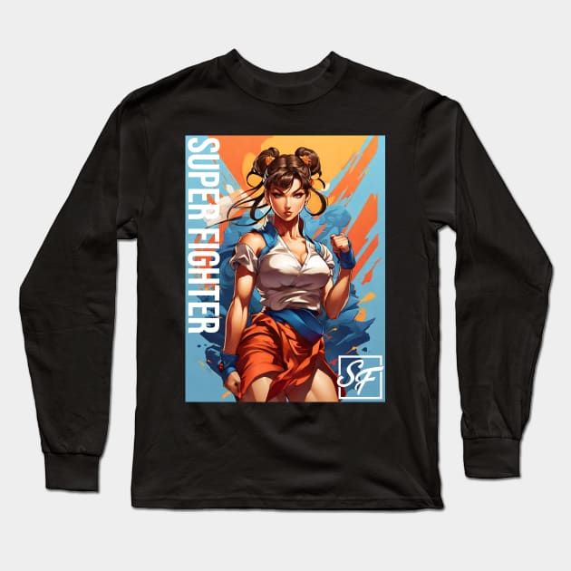 Super Fighter CL Long Sleeve T-Shirt by UB design